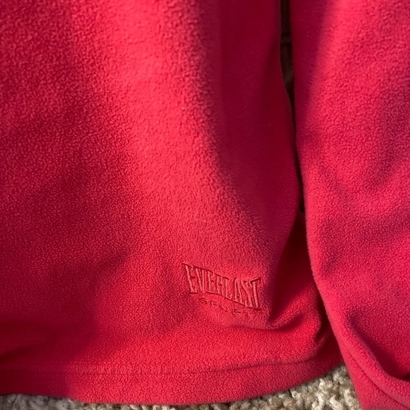 EVERLAST Sport  Women's 1/4 Zip Long Sleeve Pink Pullover (Size XL) - Picture 3 of 10